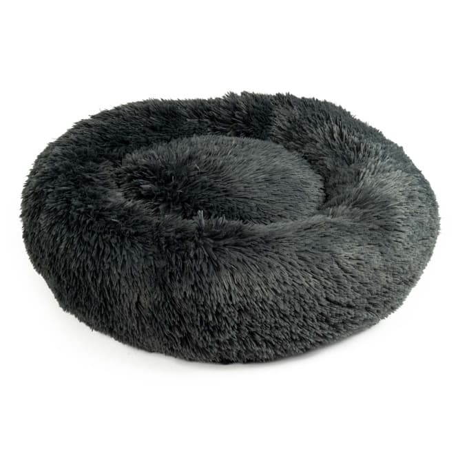 Duvoplus Donutbett Snug - dunkelgrau - XL - 100x100x18cm: Produktbild