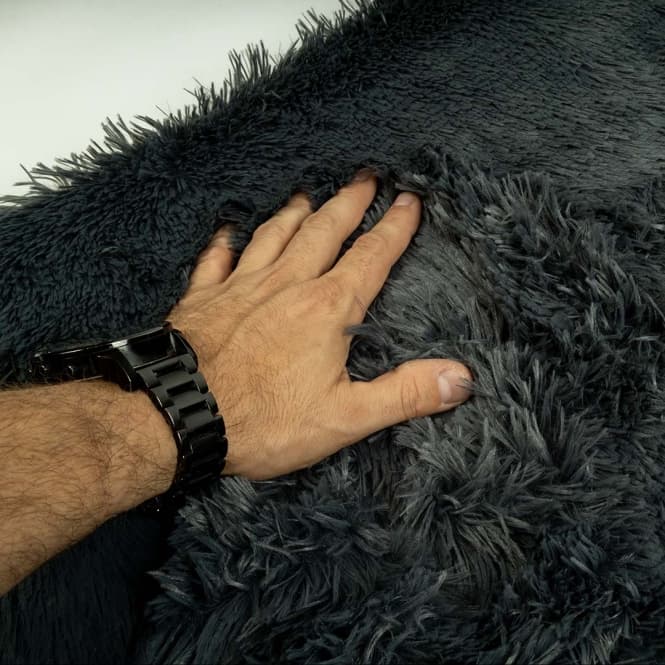 Duvoplus Liegematte Snug - dunkelgrau - XL - 107x71x7cm 4