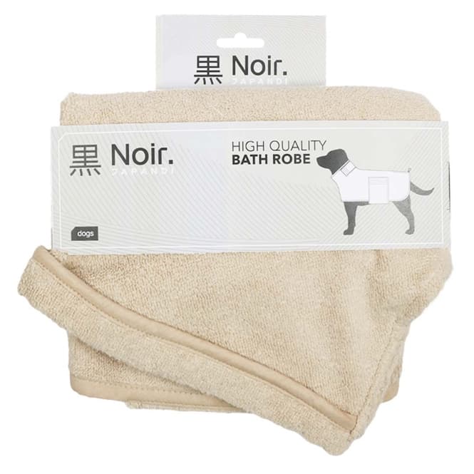 EBI Noir Japandi Hundebademantel – beige 2
