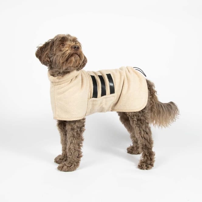 EBI Noir Japandi Hundebademantel – beige 3