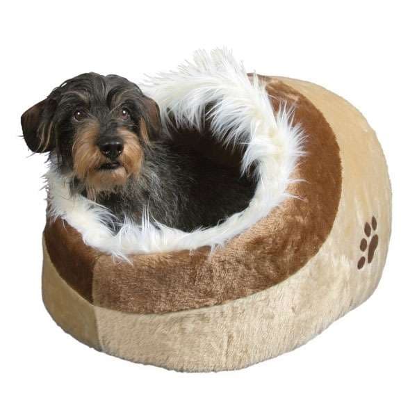 Trixie Kuschelhöhle Minou - groß, beige/braun: Produktbild