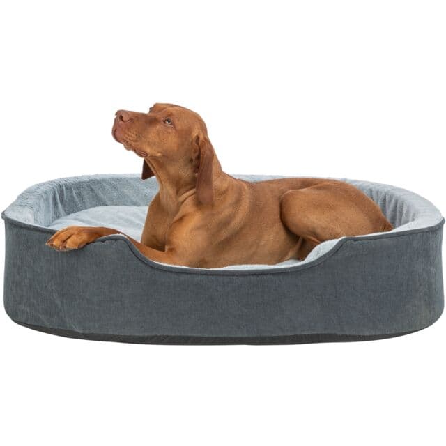 Trixie Vital Bett Lino Soft, oval - grau/hellgrau - 60 × 45 cm 6