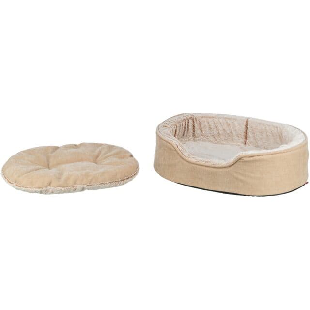 Trixie Vital Bett Lino Soft, oval - beige/creme - 60 × 45 cm 2