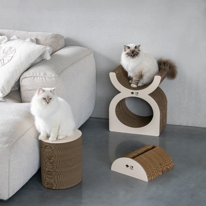 D&D Kratzplayground Faye dreiteilig - braun/beige 4