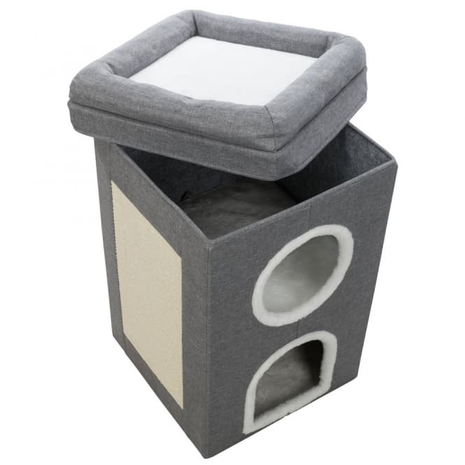Trixie Kratztonne Cat Tower Saul 3