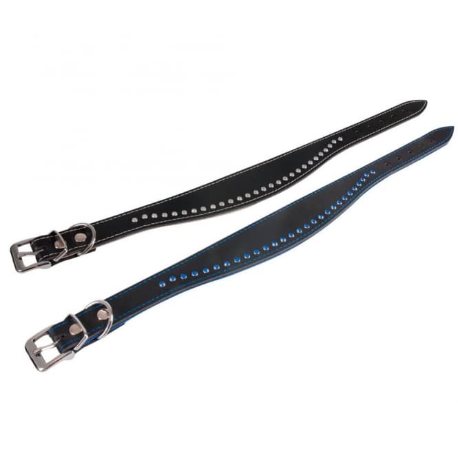 Karlie Halsband Chic - Schwarz/Grau - 45 cm / 35 mm: Produktbild