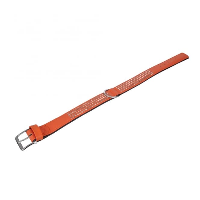 Karlie Vintage Strass Halsband - Mandarine - 4-reihig 3