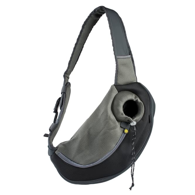 EBI Fronttasche Sarah Crazy Paws - Schwarz - S - 25x15,5x43cm - max. 3kg: Produktbild