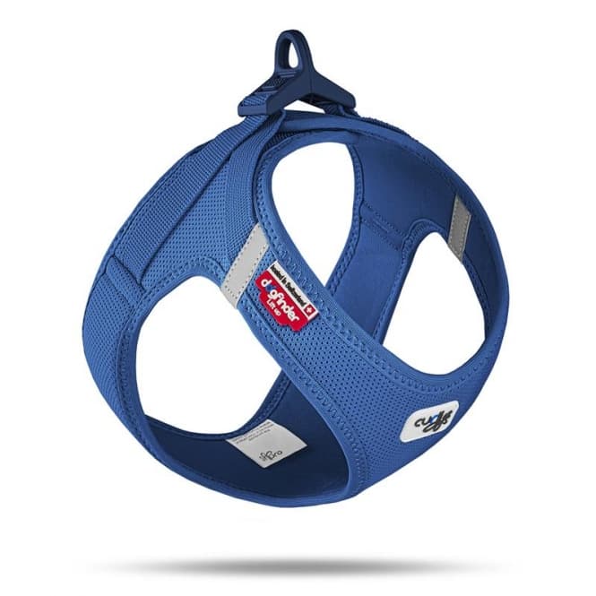 Curli Clasp Vest Hundgeschirr Air-Mesh – blau: Produktbild