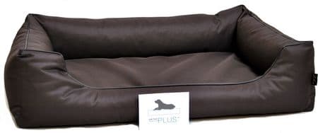 Lebon Hundebett Paula PLUS - Dunkelbraun - 80 x 60 cm: Produktbild
