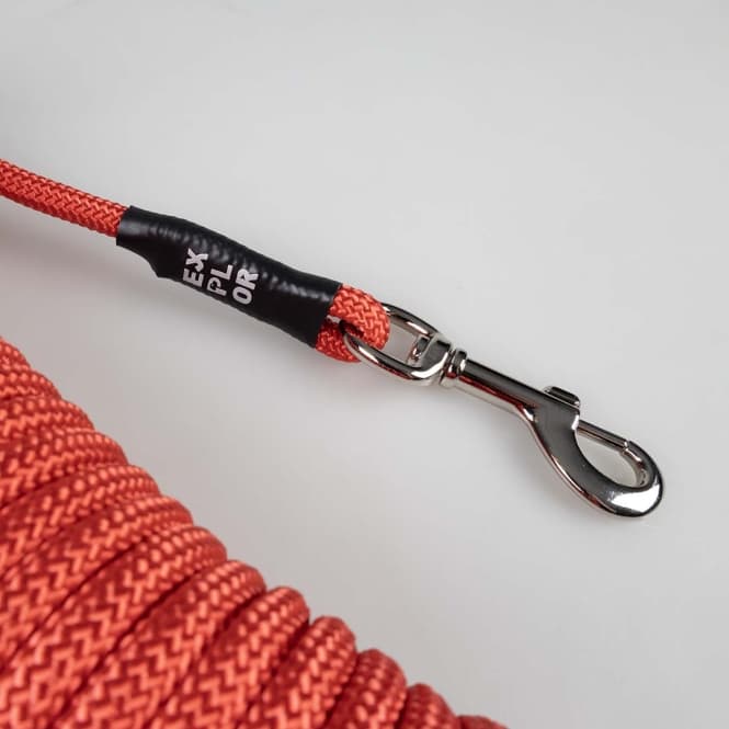 Duvoplus EXPLOR Trackingleine Classic rund - rot - 10m/8mm 2