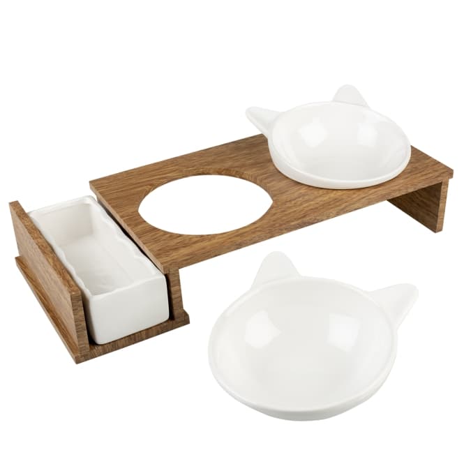 Duvoplus Dinner Set Stone UP Kitty Face 3