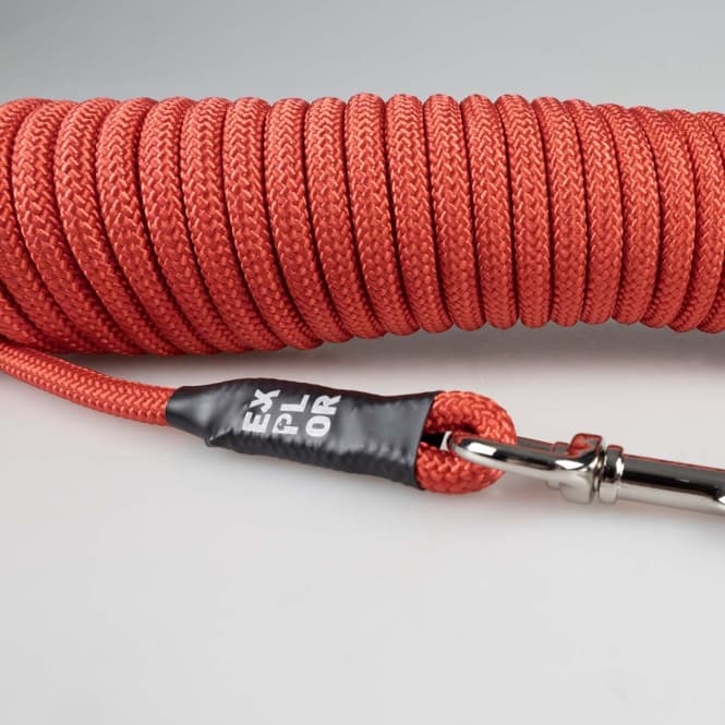 Duvoplus EXPLOR Trackingleine Classic rund - rot - 10m/8mm 3
