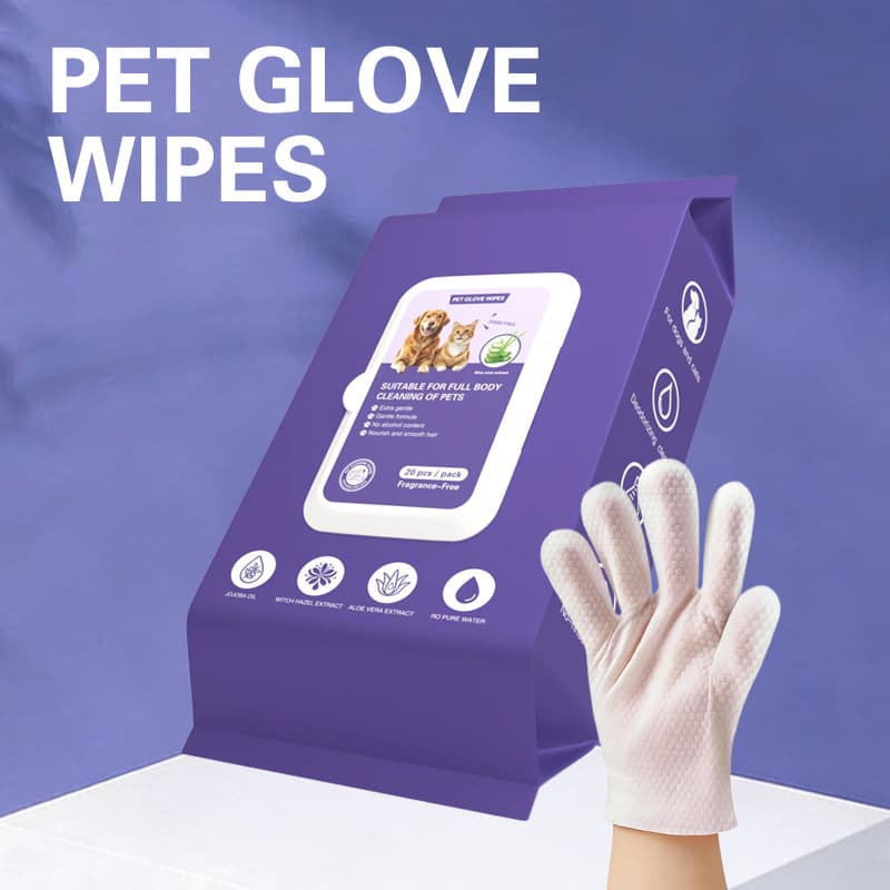 Tier Tier Ohne-rinse Wet Wipes Handschuhe