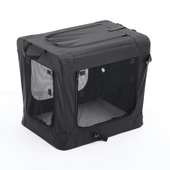 Foldable Hund Cage, Tragbar Travel Hund Cage With Three-Door Mesh Wind