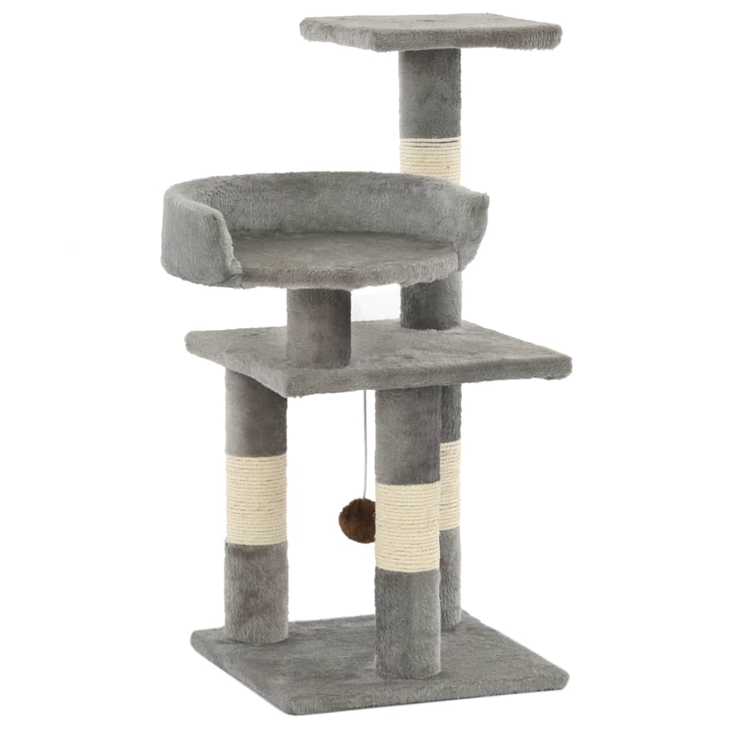Katzenstreckpost mit Sisalsäulen, Höhe 65 cm