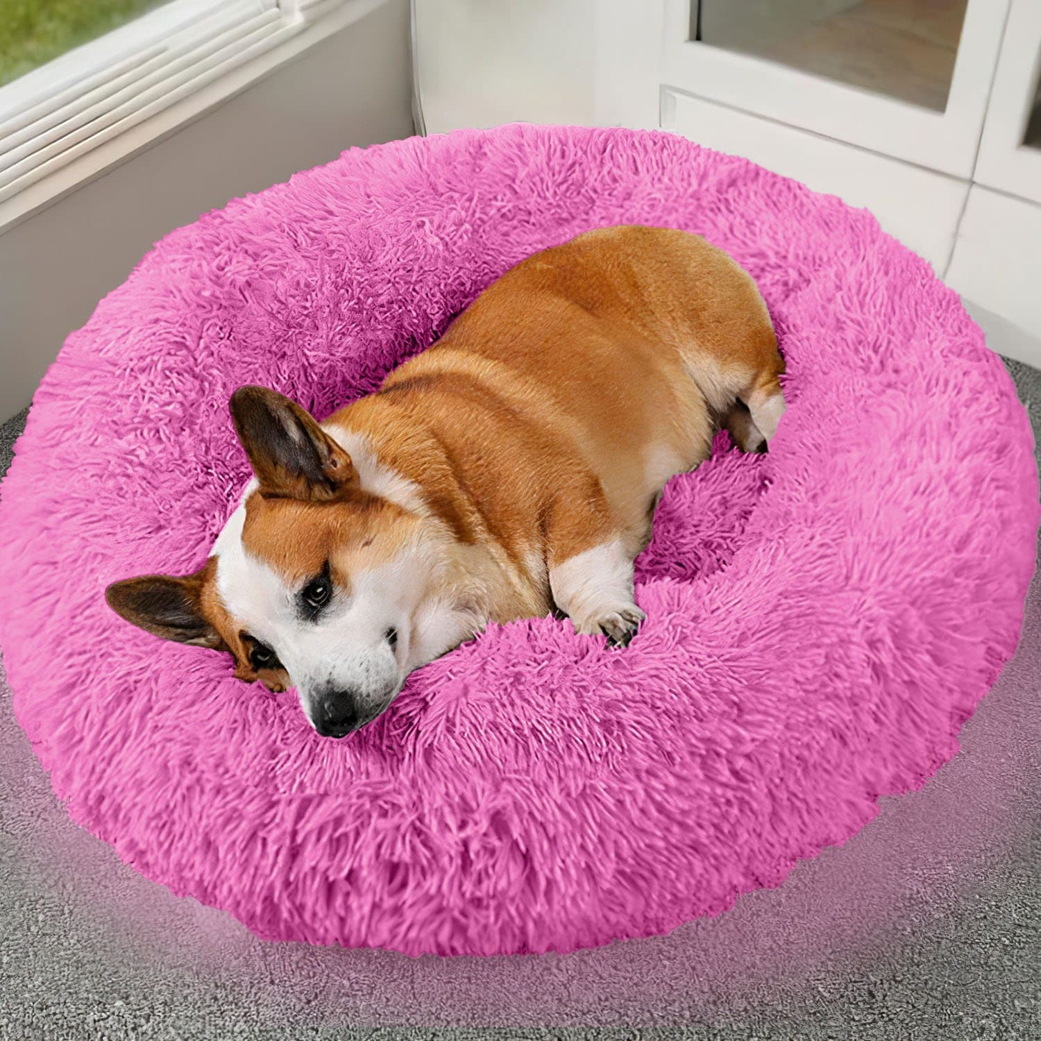 Tier Hund Bett Weich warm Fleece Welpe Katze Bett Hund gemütlich Nest