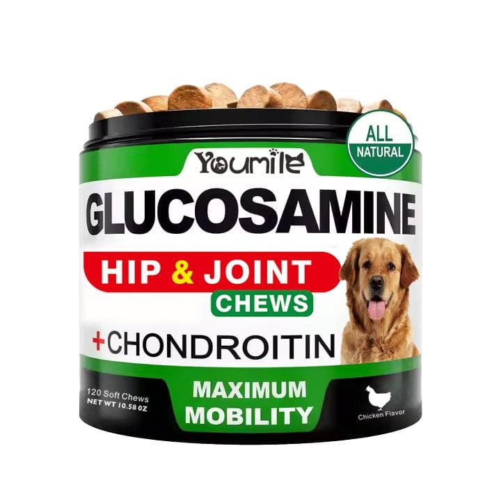 Youmile Hip & Joint Health Supplement für Hunde 120 Chews, Glucosamine