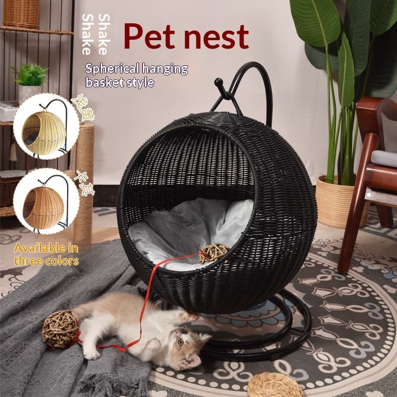 Detachable und Waschbar hängend Basket Hammock Tier Supplies Hund Bett