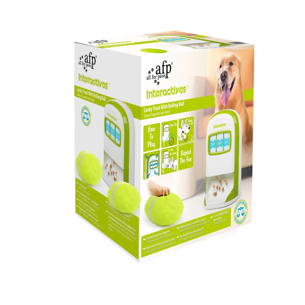 AFP Interactives Lucky Treat – Rollender Snackball für Hunde: Produktbild
