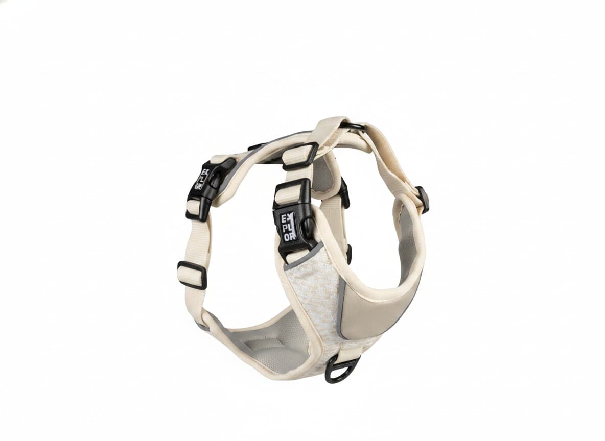Duvoplus EXPLOR Ultimate Fit No-Pull-Geschirr - antique white - L - 48-58cm - 58-81cm – Produktbild