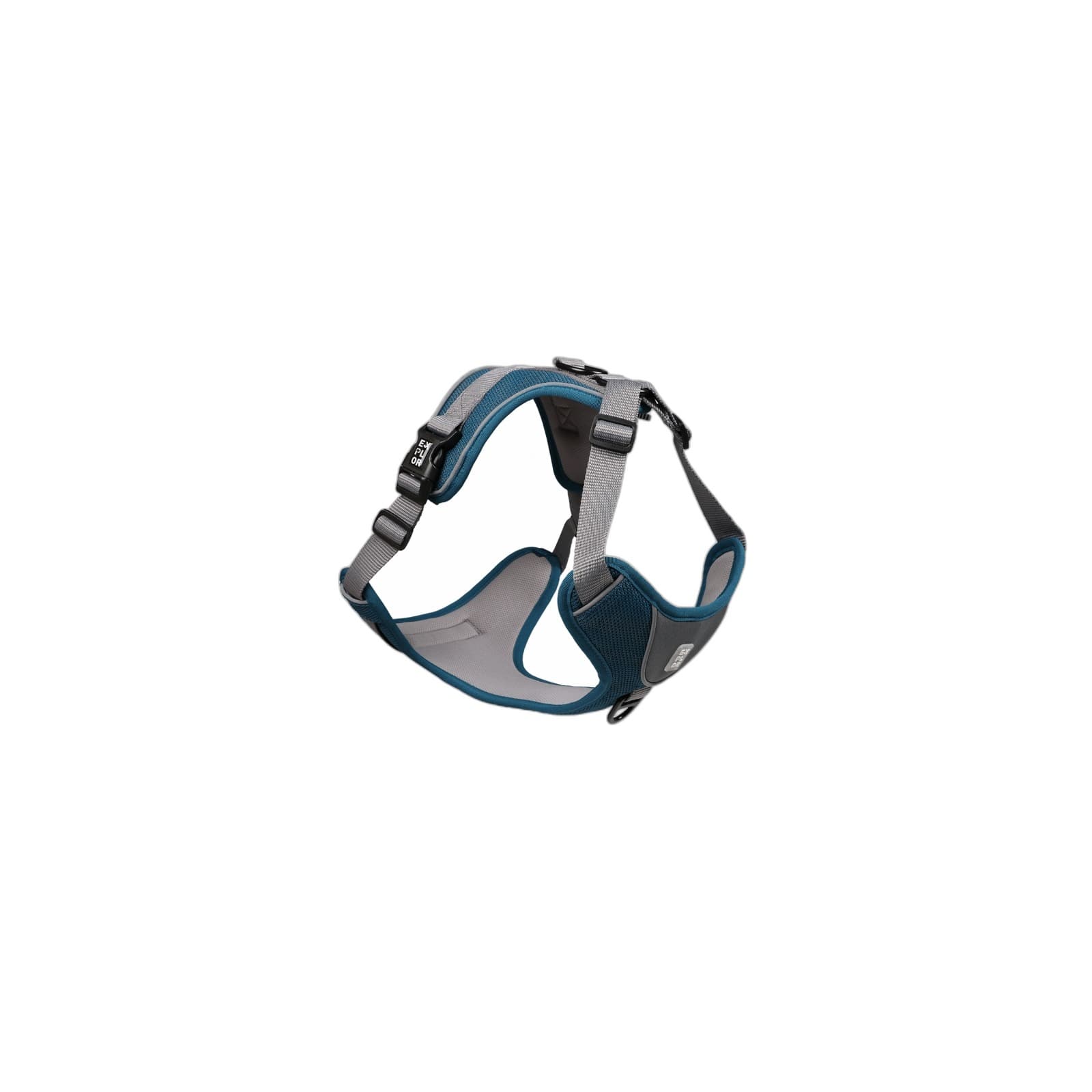 Duvoplus EXPLOR Ultimate Fit No-Pull-Geschirr - petrol blue - L - 48-58cm - 58-81cm – Produktbild