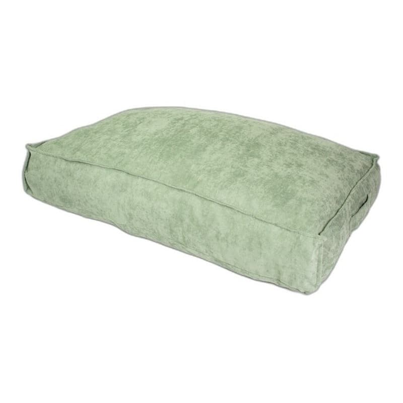 Duvoplus Kissen Velvet rechteckig - grün - 97x68x18,5cm – Produktbild