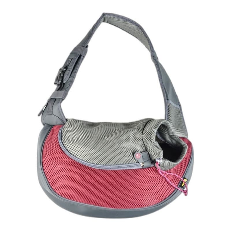 EBI Fronttasche Sarah Crazy Paws - Bordeaux - S - 25x15,5x43cm - max. 3kg – Produktbild