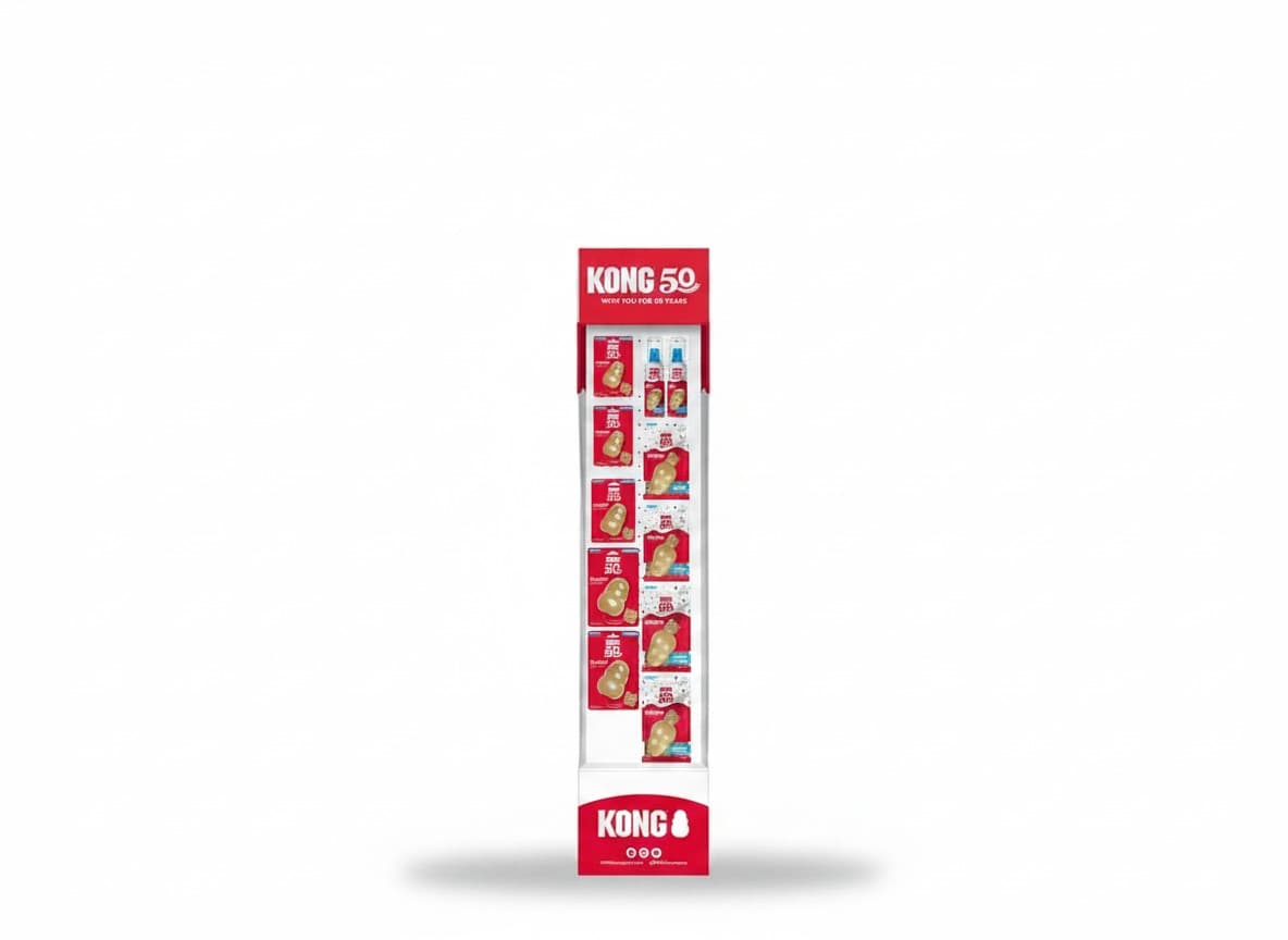 KONG 50th Anniversary Free Standing Display Unit