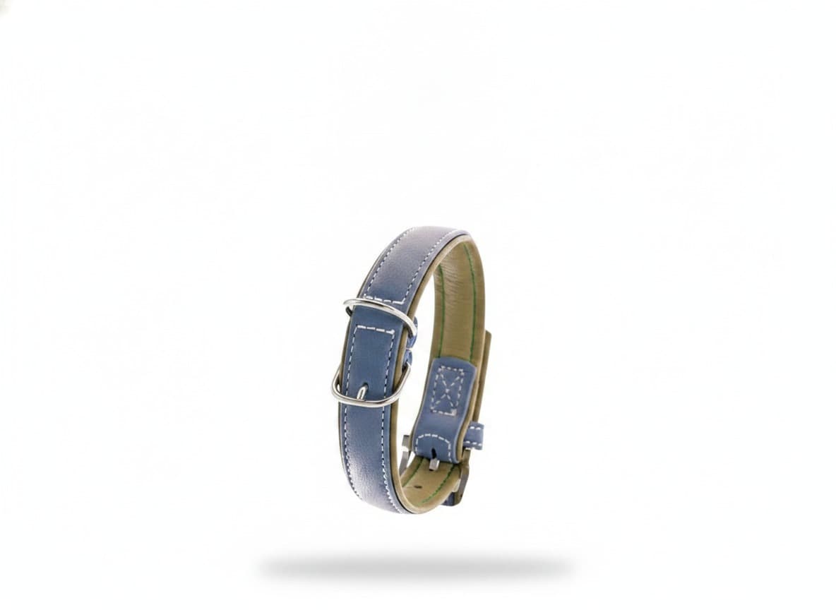 Karlie Vintage Trend Halsband - Rauchblau/Moosgrün