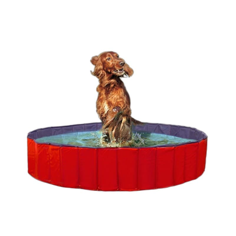 Karlie DOGGY POOL der Swimmingpool für Hunde - Rot-Blau