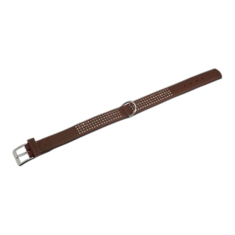Karlie VINTAGE Strass Halsband 4-reihig Kiwi