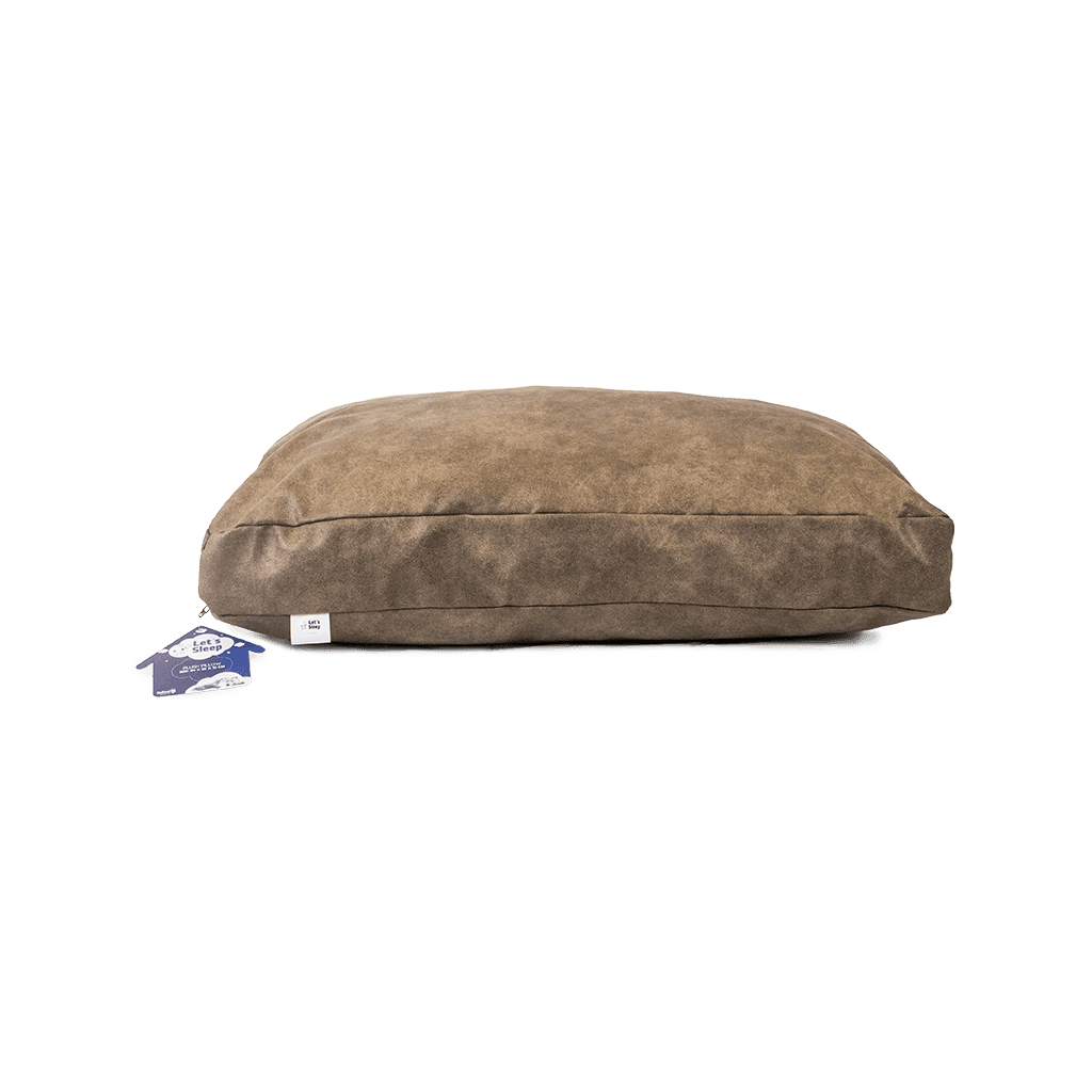 Let's Sleep Plush Pillow Hundebett XL Taupe