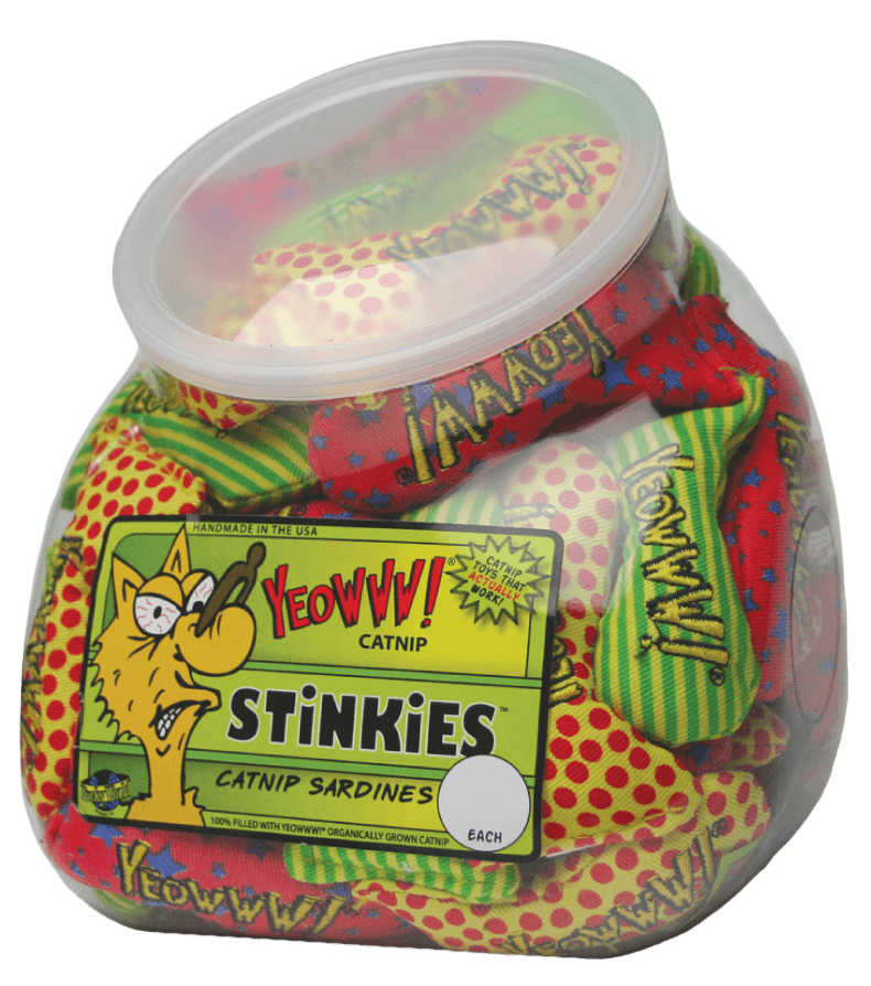 Yeowww! Fishbowl of Stinkies – Katzenminze-Spielzeug (51er Set)