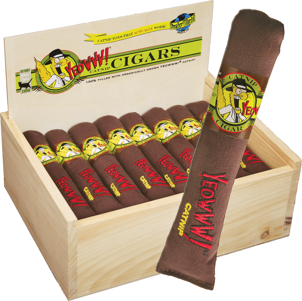 Yeowww! Cigar Box – 24 Katzenminze-Zigarren Classic