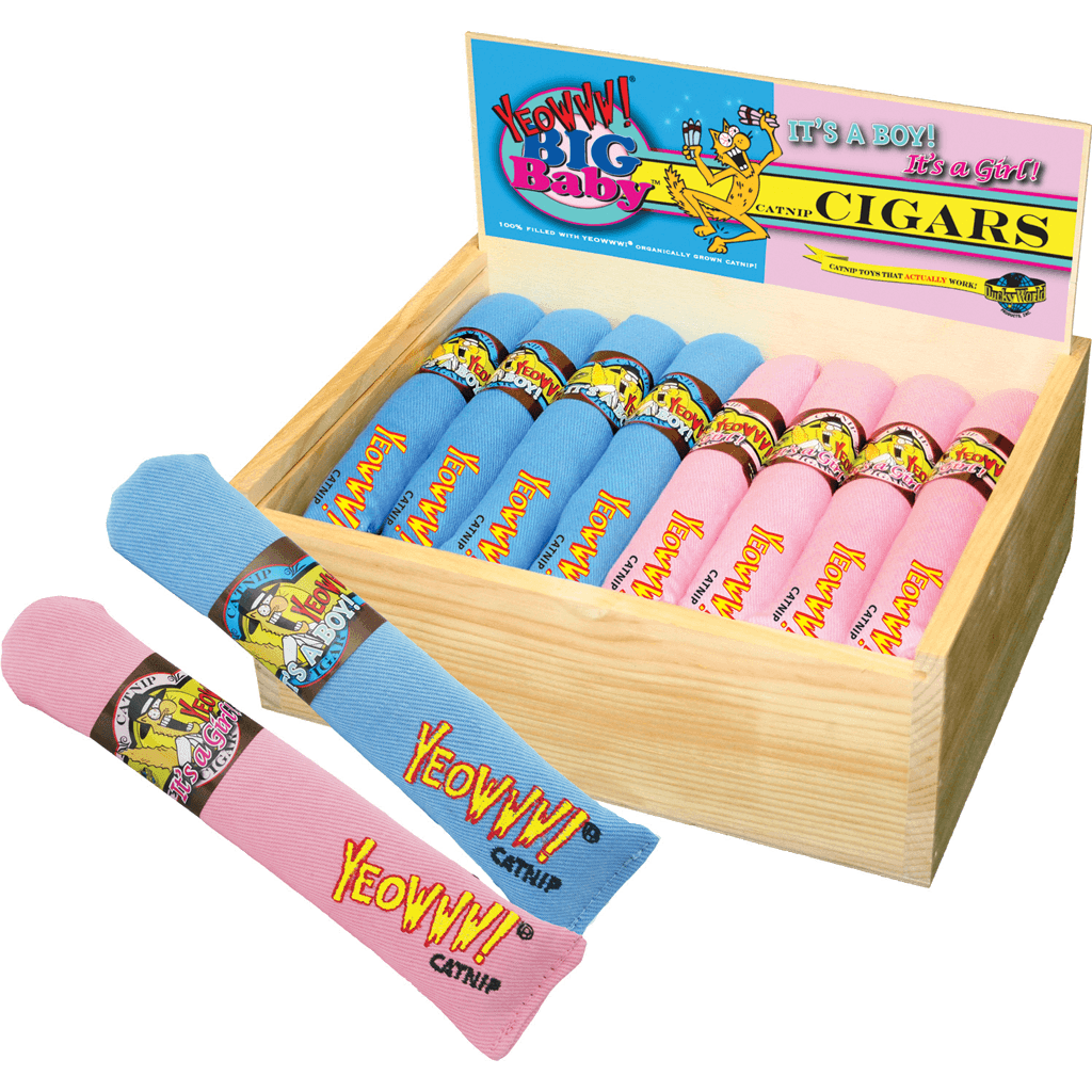 Yeowww! Cigar Box – 24 Katzenminze-Zigarren Big Baby