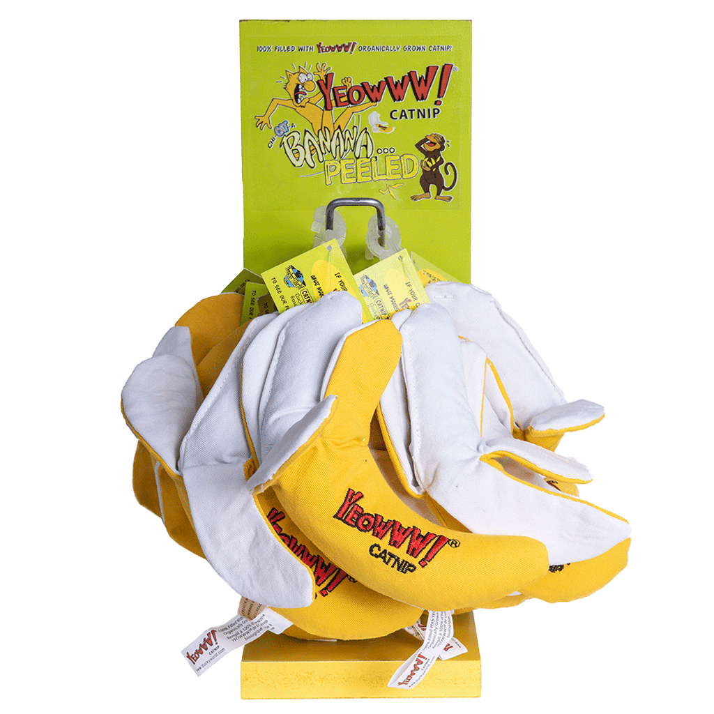 Yeowww! Chi-Cat-A – Geschälte Katzenminze-Banane 12er-Set