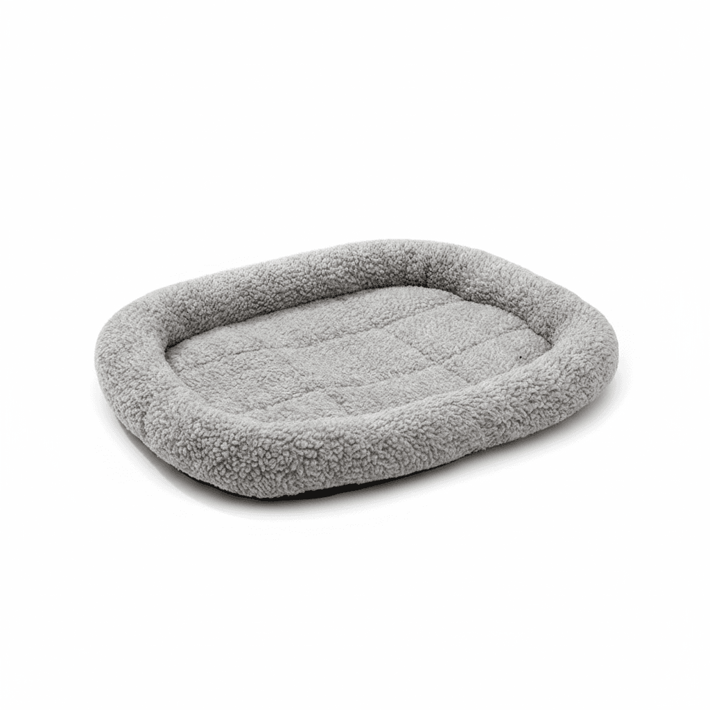 Welpen- & Katzenbett – weicher Plüsch für Winter