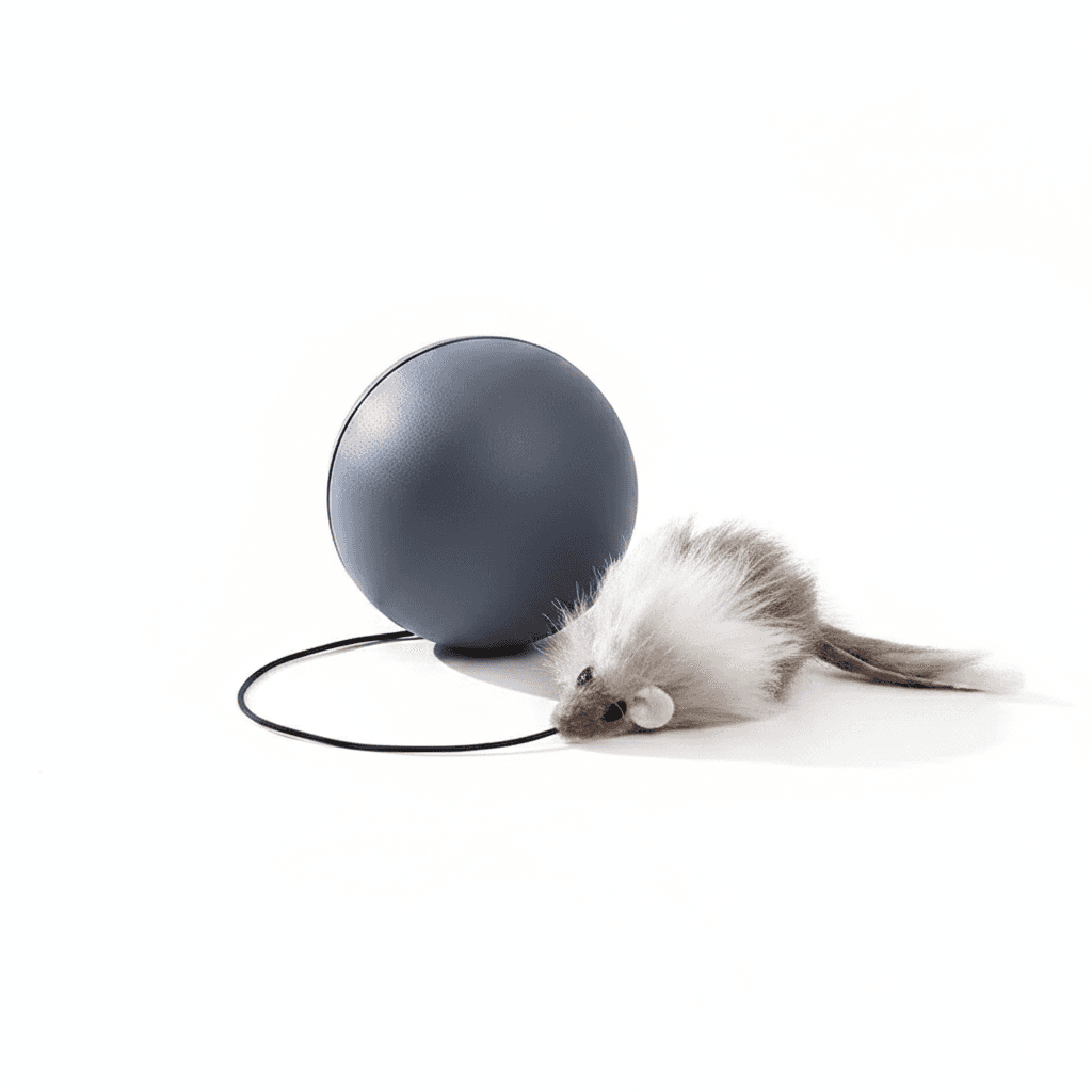 Katzenspielzeug: Beweglicher Mäuseball – interaktiv & lustig – Produktbild