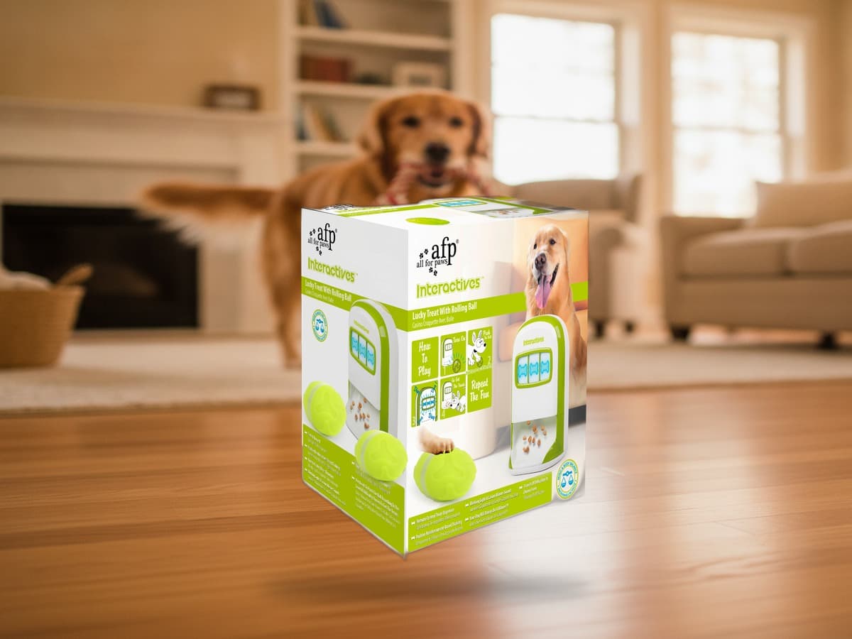 AFP Interactives Lucky Treat – Rollender Snackball für Hunde – Produktbild