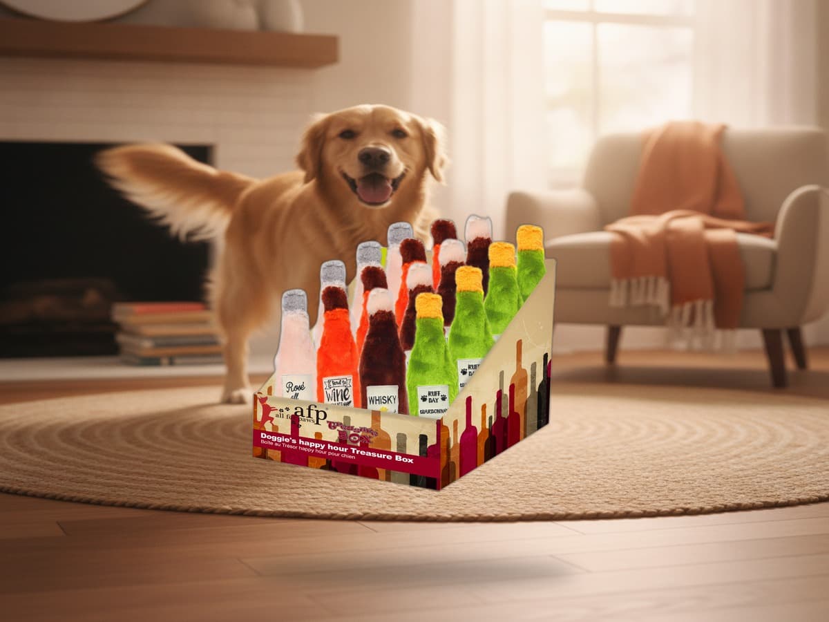 AFP Treasure Box – Doggie's Happy Hour Spielzeug-Set – Produktbild