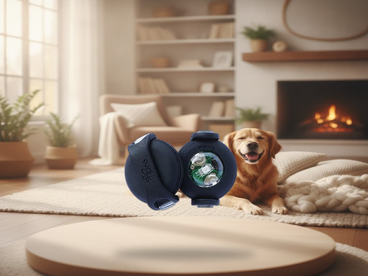 Curli luumi LED Schwarz – Sicherheits-LED für Hunde – Produktbild