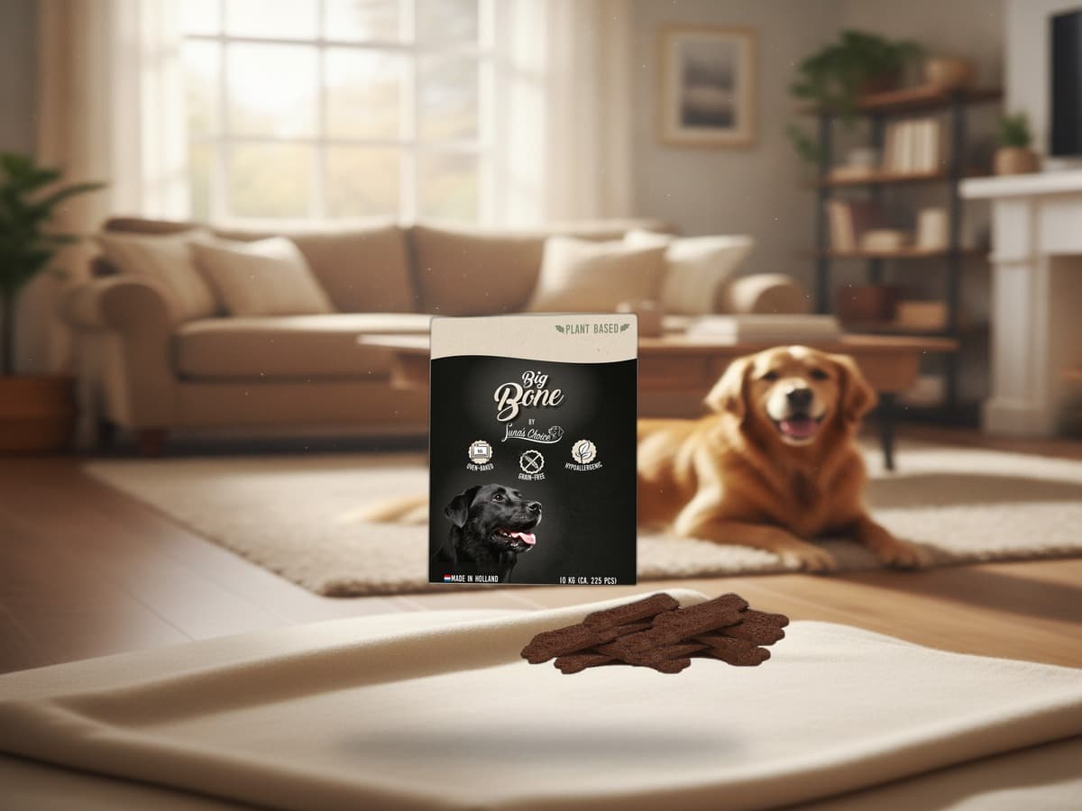 Luna’s Choice Pflanzlicher Snack Großpackung Bone Large – Produktbild