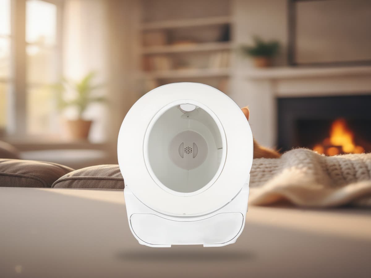 Petlux V3 Automatische Katzentoilette weiß – Produktbild