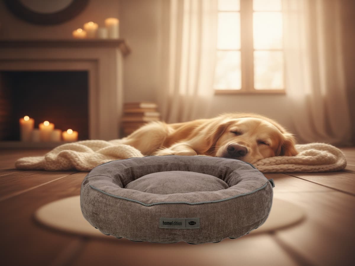 Trixie Vital Bett Lennox, rund - braun - ø – Produktbild