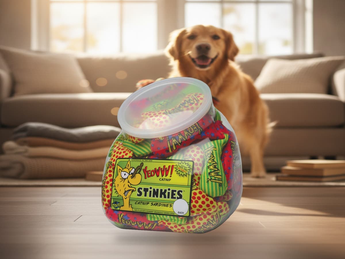 Yeowww! Fishbowl of Stinkies – Katzenminze-Spielzeug (51er Set)