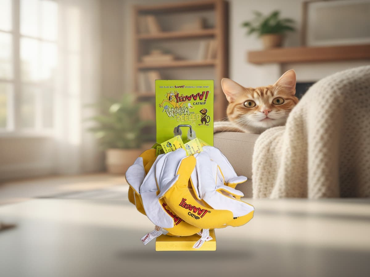 Yeowww! Chi-Cat-A – Geschälte Katzenminze-Banane 12er-Set