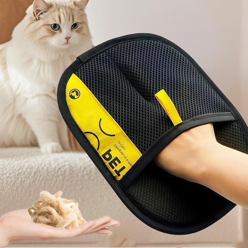 Fellpflege-Handschuh für Hunde – Haare entfernen – Produktbild