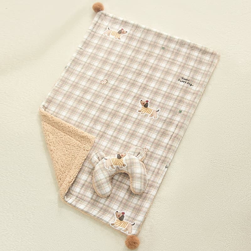 Hundedecke – ganzjährig nutzbar, Teddy-Fleece – Produktbild