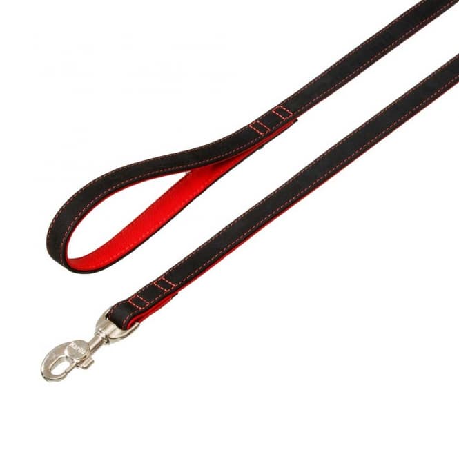 Karlie Buffalo Ultra Leine - Schwarz/Rot - 20 mm / 100 cm: Produktbild